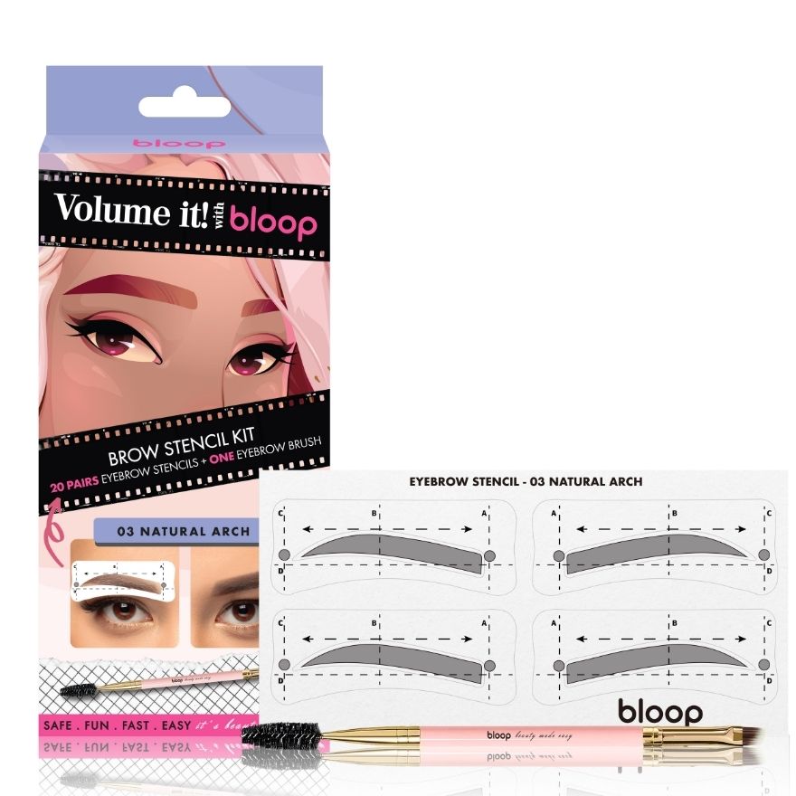 Natural Arch 03 Brow Stencil Kit