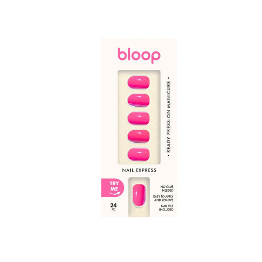 PO002 Bloop Pink Press-On