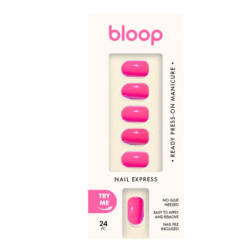 PO002 Bloop Pink Press-On